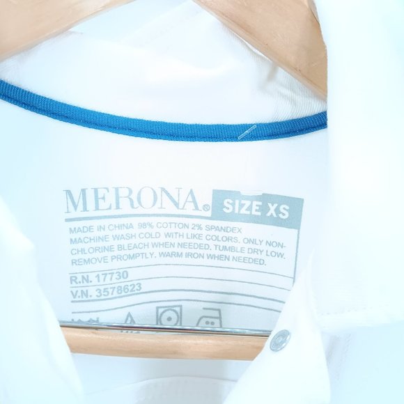 MERONA WOMANS XS DENIM WHITE JACKET - Picture 15 of 16